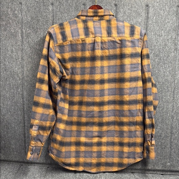 Walls Yellow and Gray Plaid Shirt - Picture 3 of 6